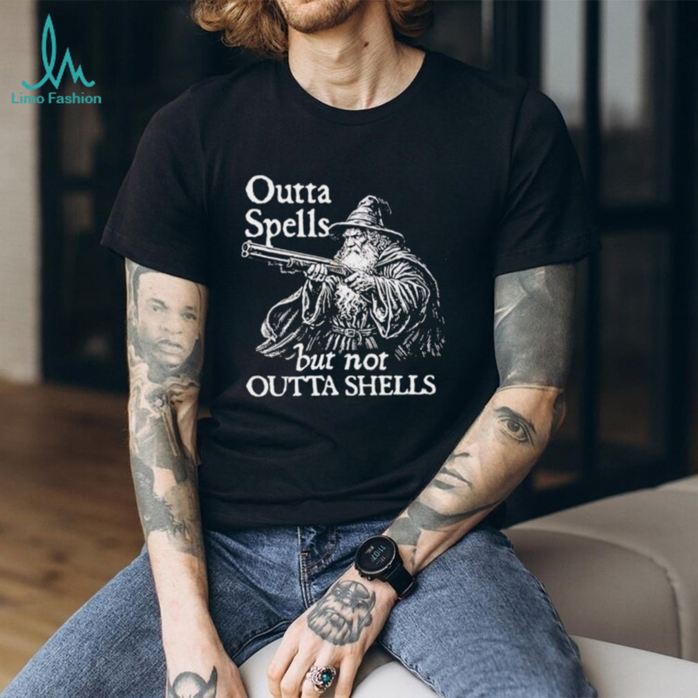 Wizard Outta Spells but not Outta Shells shirt