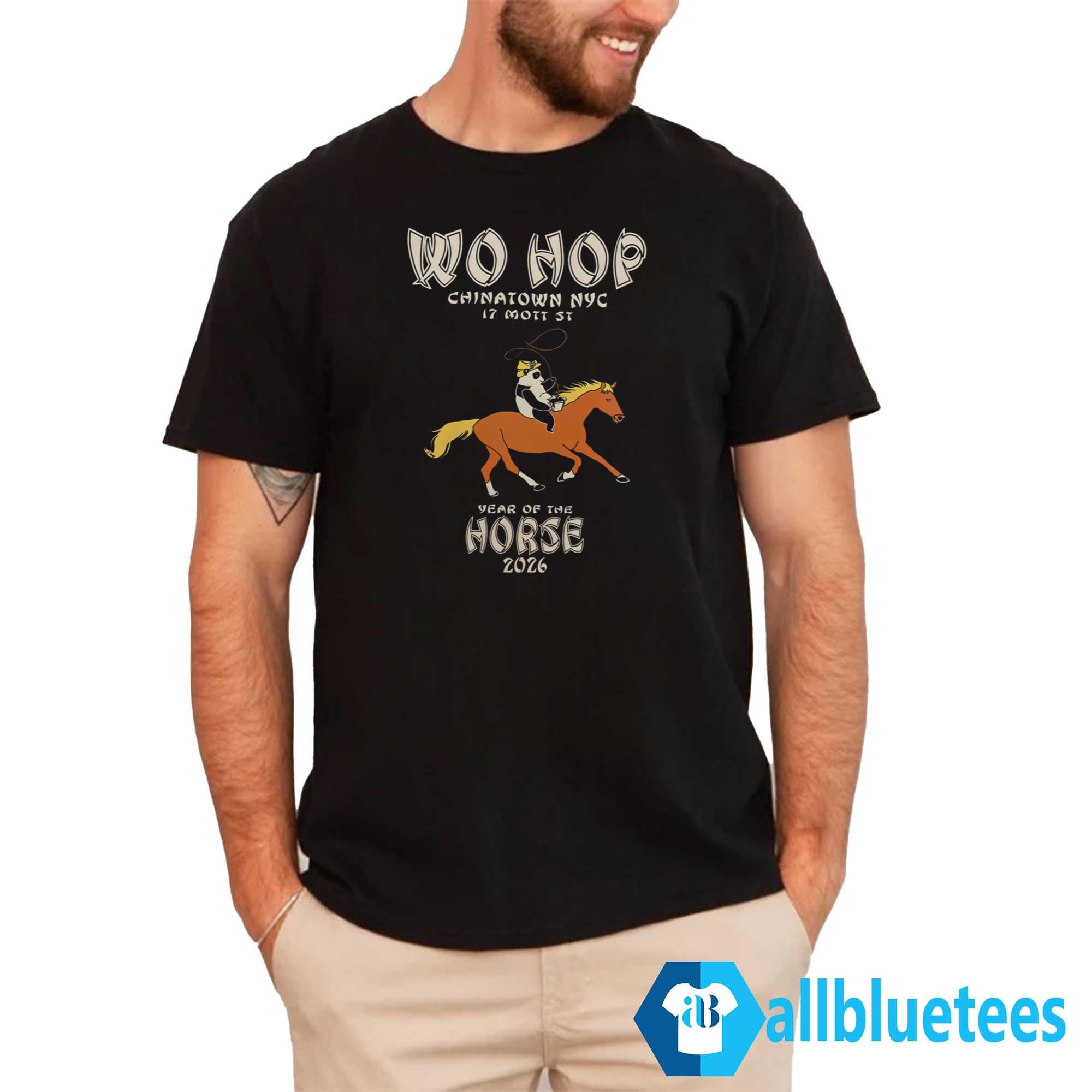 Wo Hop Chinatown NYC Year Of The Horse 2026 Shirt