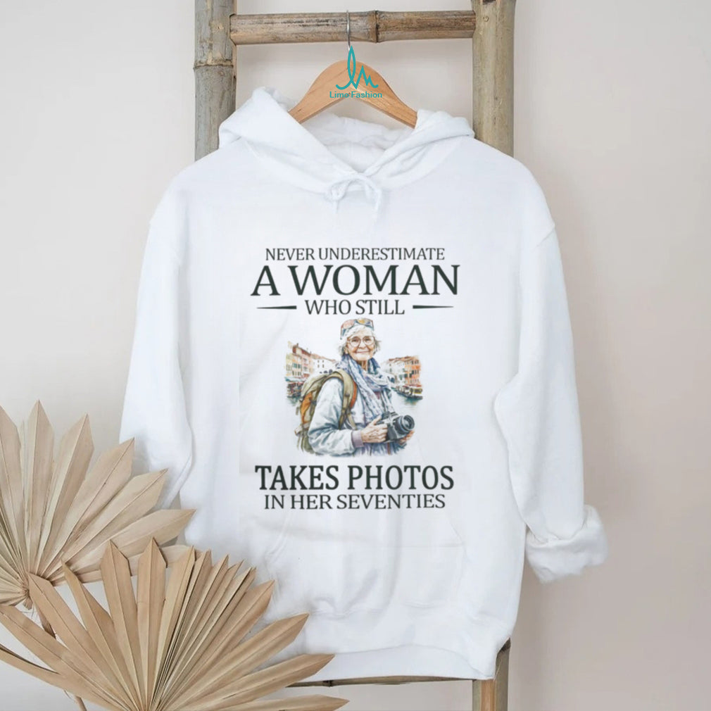 Woman Photographer Seventies Theme Camera Photography Senior T Shirt
