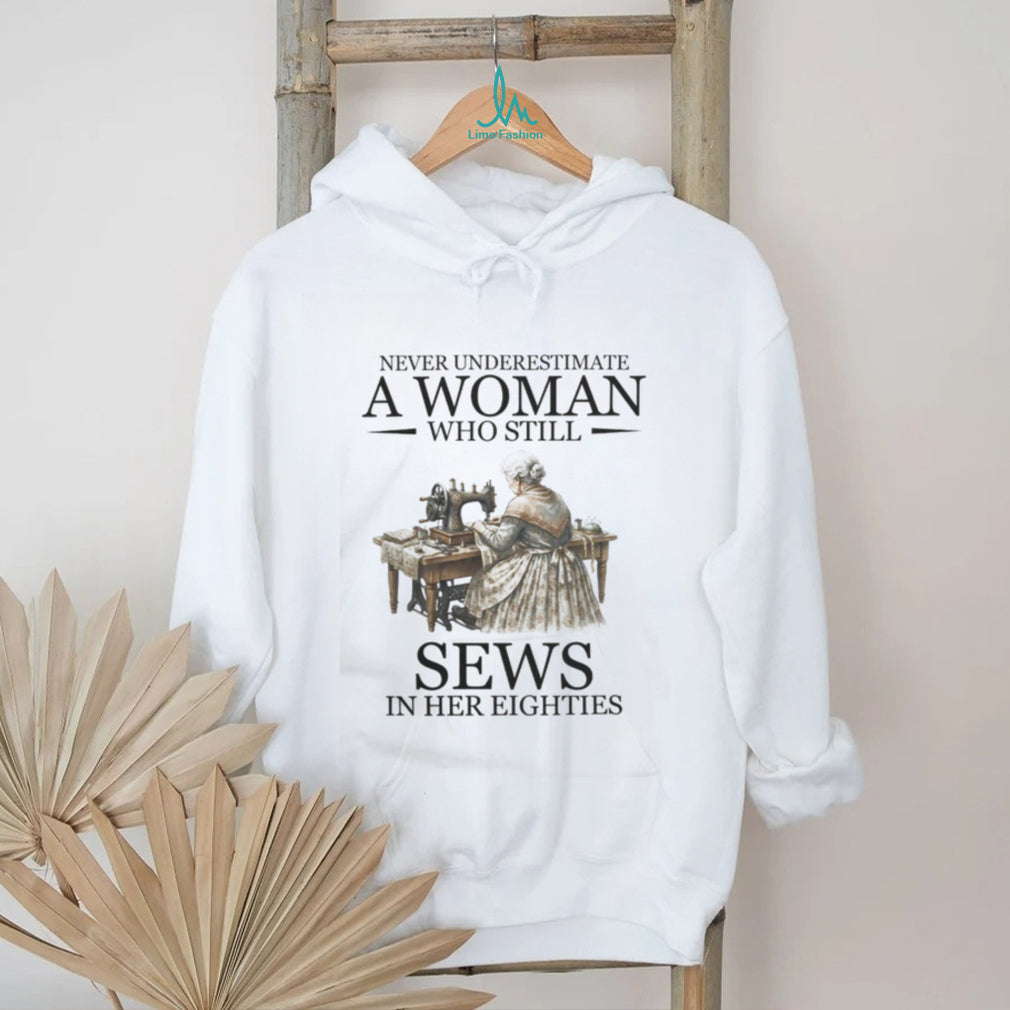 Woman Sewing Eighties Seamstress Quilting Hobby T Shirt