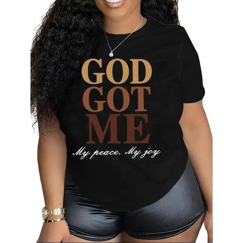 Women's "God Got Me" Inspirational T-Shirt