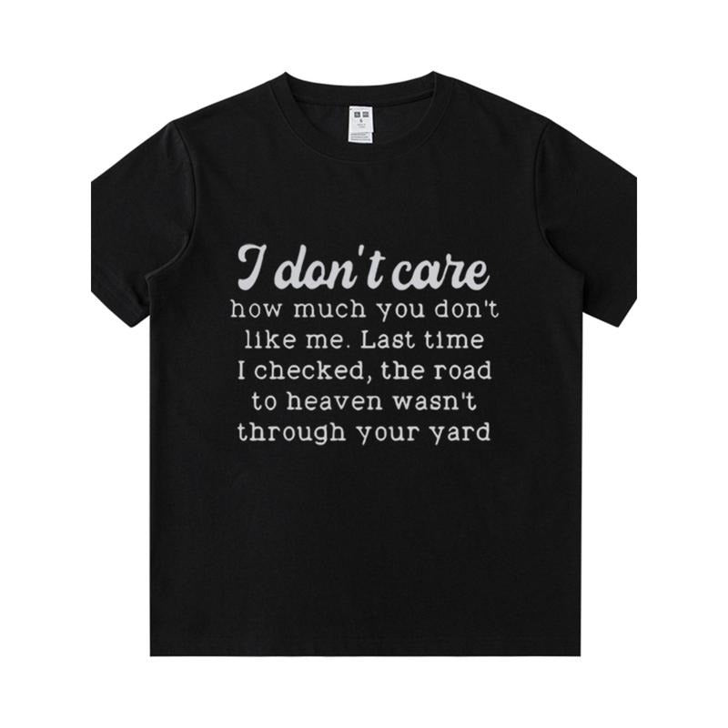 Women's "I Don't Care" Graphic T-Shirt