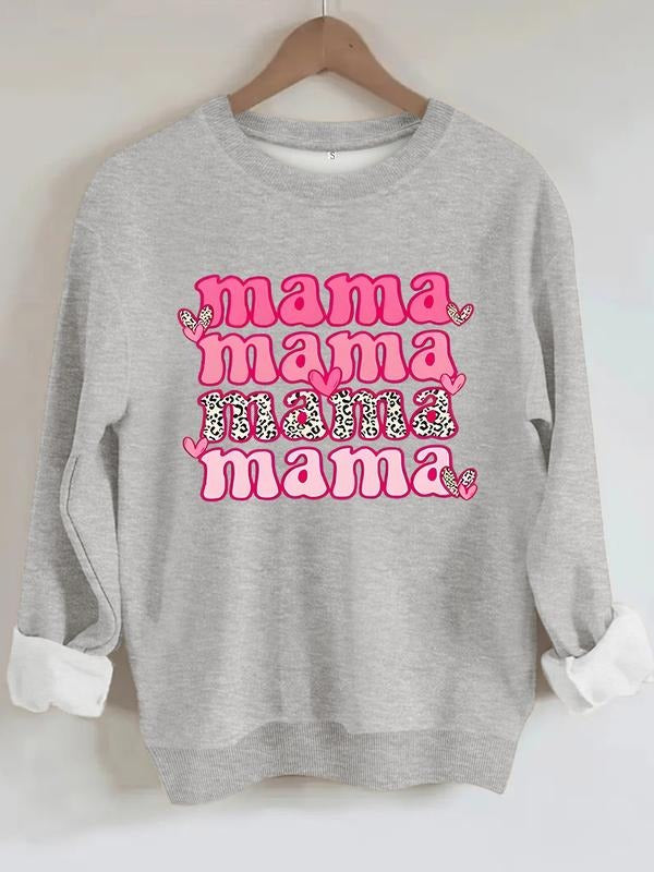 Women's Casual Letter Print Hoodie, Soft Long Sleeve Round Neck Sweatshirt, All-Season Comfort, Durable Fabric style 02...