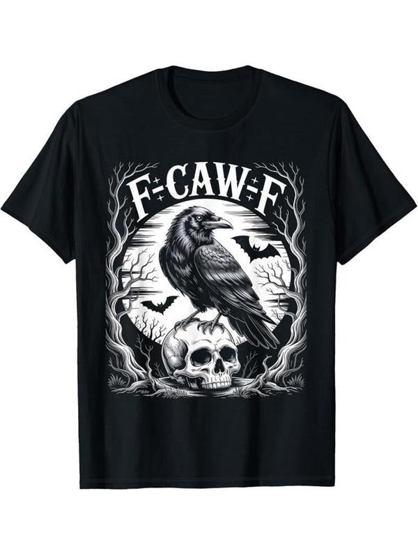 Women's Casual Loose Fit Round Neck Short Sleeve T-Shirt, Summer Fashion Letter Print Design, Comfortable Daily Wear Top...