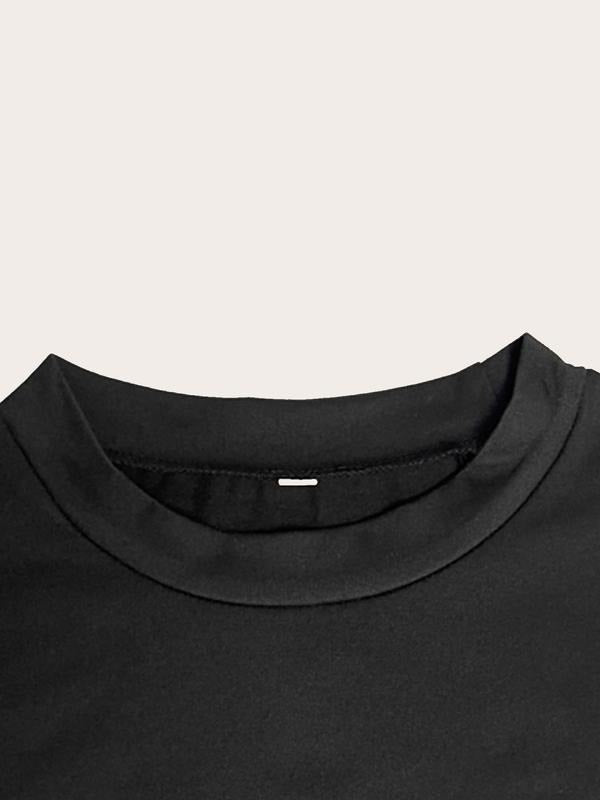 Women's Casual Tight-Fitting Short Sleeve T-Shirt, Summer Fashion Letter Print Design, Comfortable & Stylish Daily Wear...