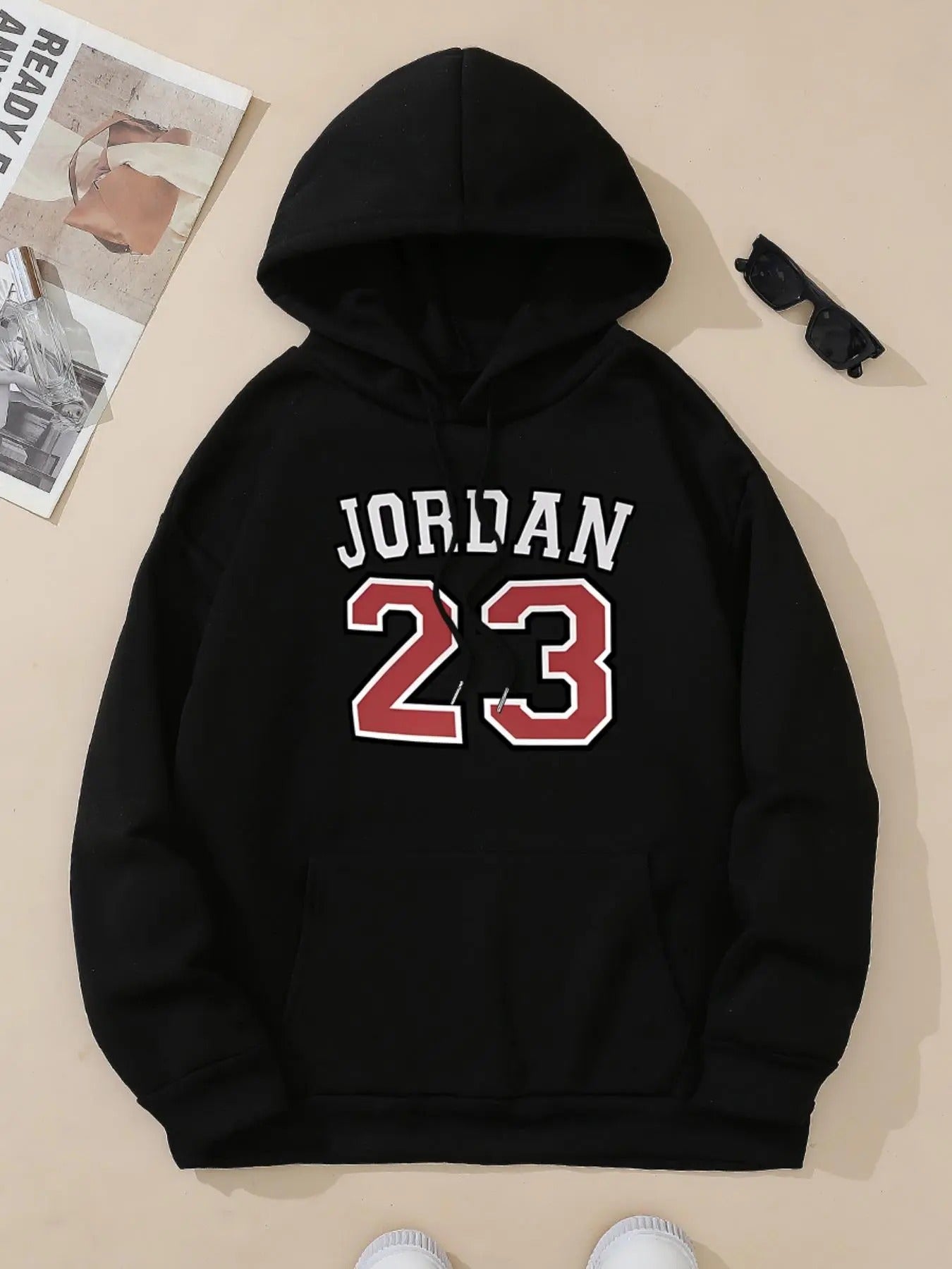Women's Letter Print Hoodie, Casual Long Sleeve Hooded Sweatshirt for Fall & Winter, Women's Clothes for Daily Wear style...