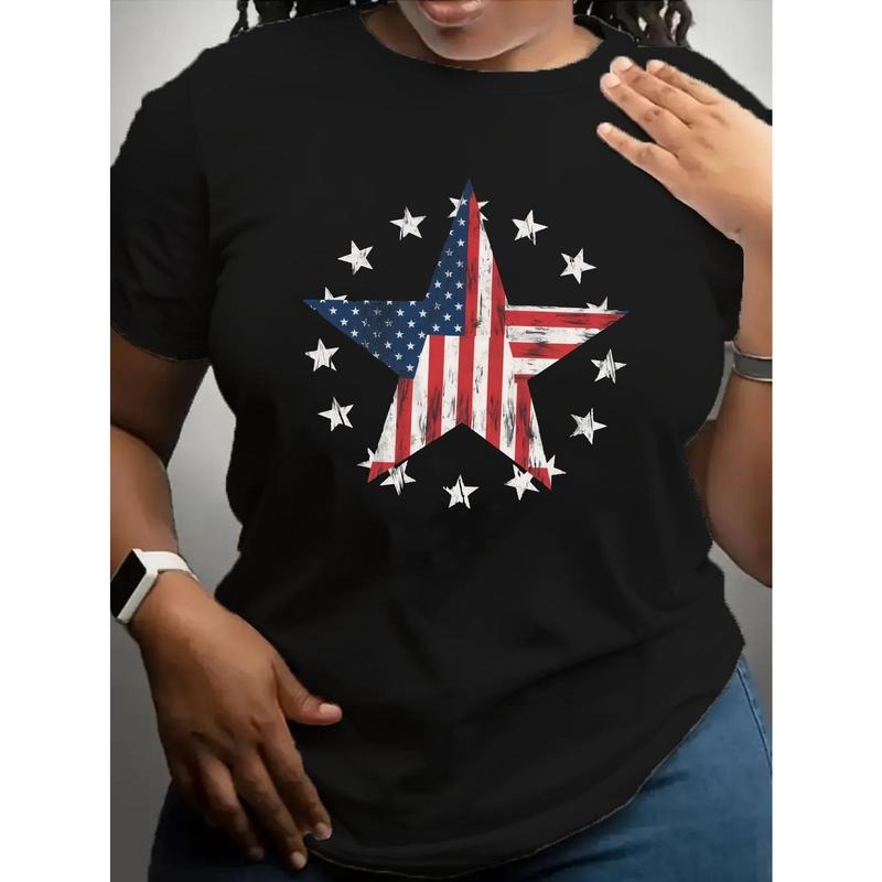 Women's Patriotic Star-Spangled Banner T-Shirt
