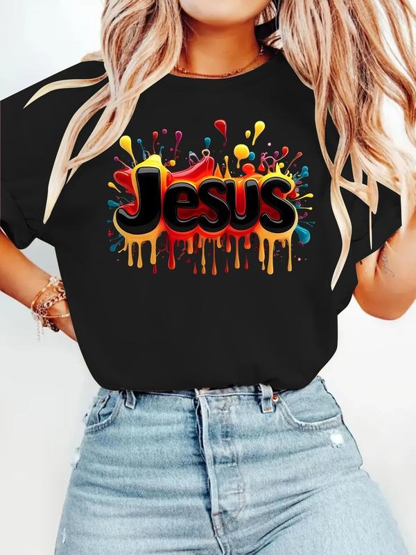 Women's Summer Casual Fitted Round Neck Short Sleeve Top, Breathable & Comfortable Design, S-Xxl Sizes Available...