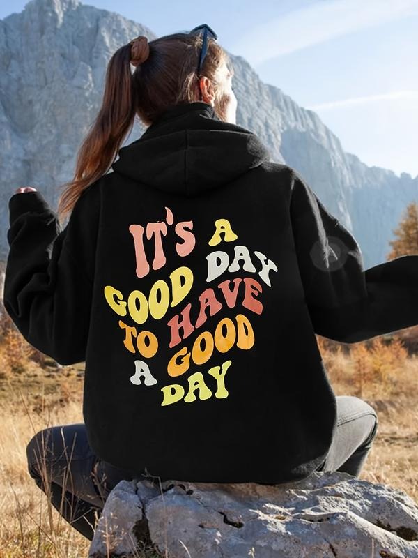 Women's Y2K Hoodie, Casual Loose-Fitting Plain Design, Thick Fabric Spring & Fall Fashion, Perfect for Daily Wear...
