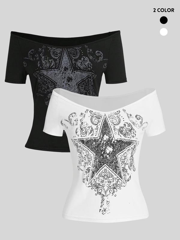 Women's Y2K Style Thin Fabric Loose-Fit Summer, Two-Piece Set for Casual Daily Wear & Trendy Looks T-Shirts, Hoodie,...