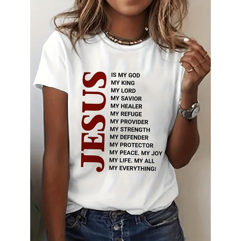 Womens Faith Inspired Graphic T-Shirt Retro Style Summer Casual Hoodie, Sweatshirt | PodTeesHub.com