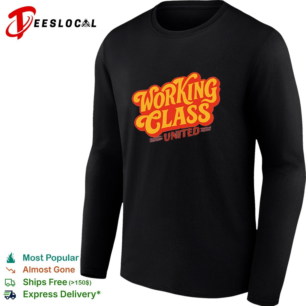 Working Class United labor union workers rights shirt