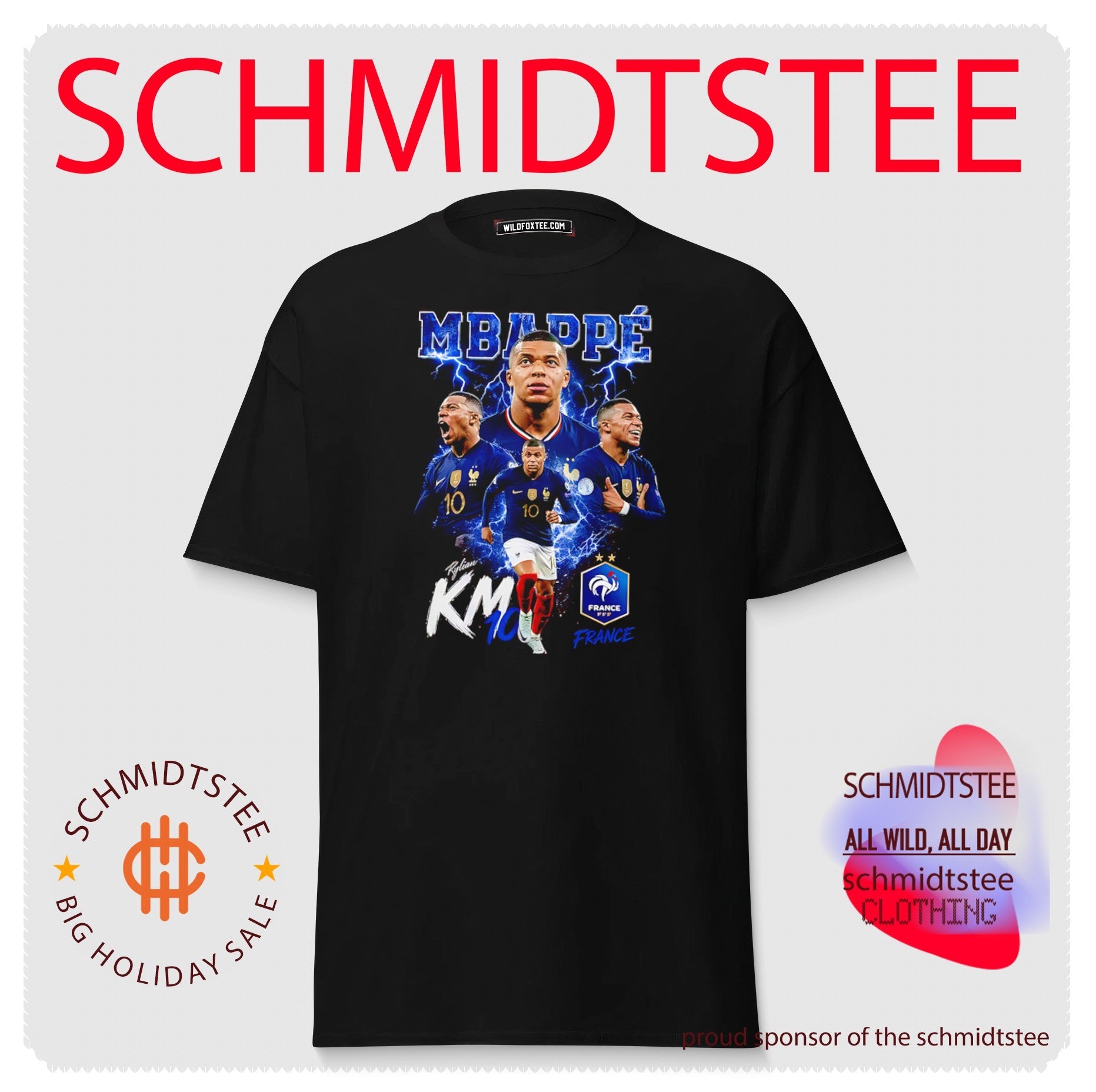 World Cup 2026 Kylian Mbappé France graphic shirt