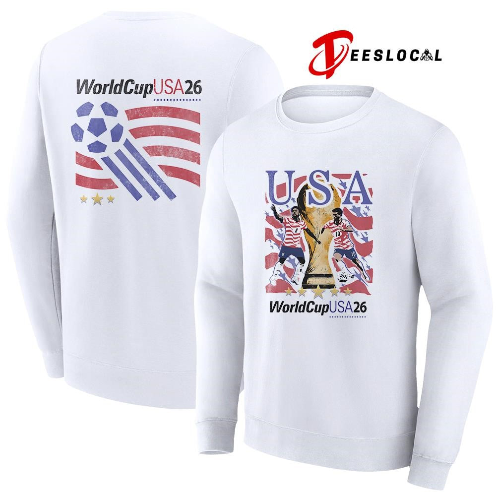 World Cup USA 26 trophy graphic shirt