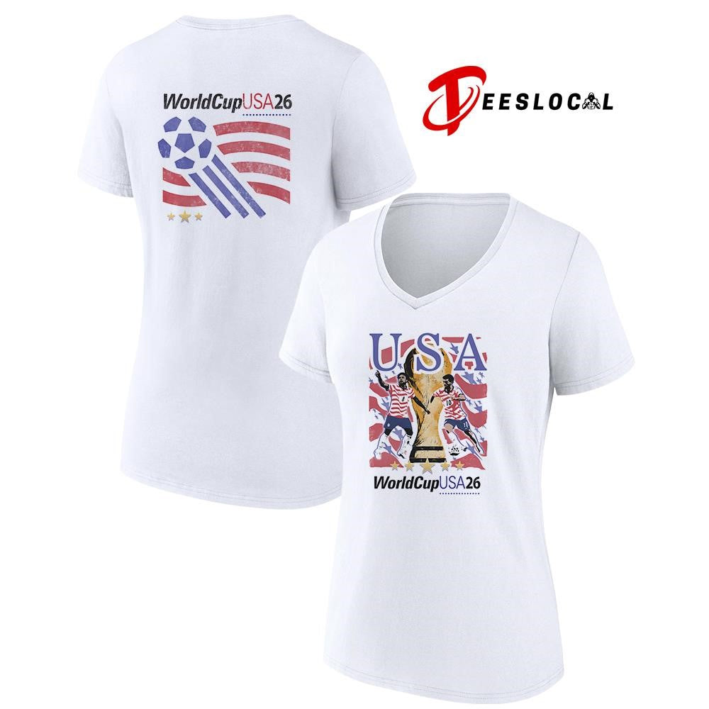 World Cup USA 26 trophy graphic shirt