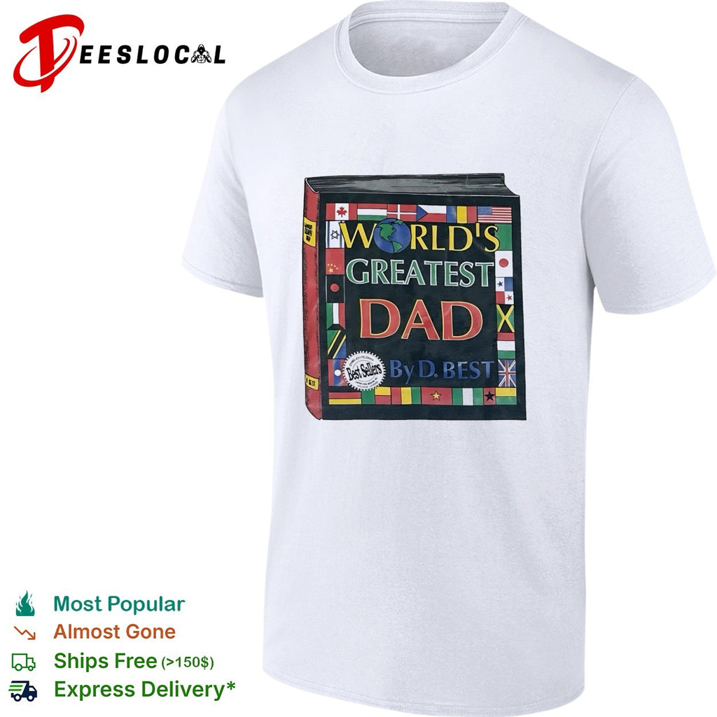 World’s greatest dad bestseller book cover shirt