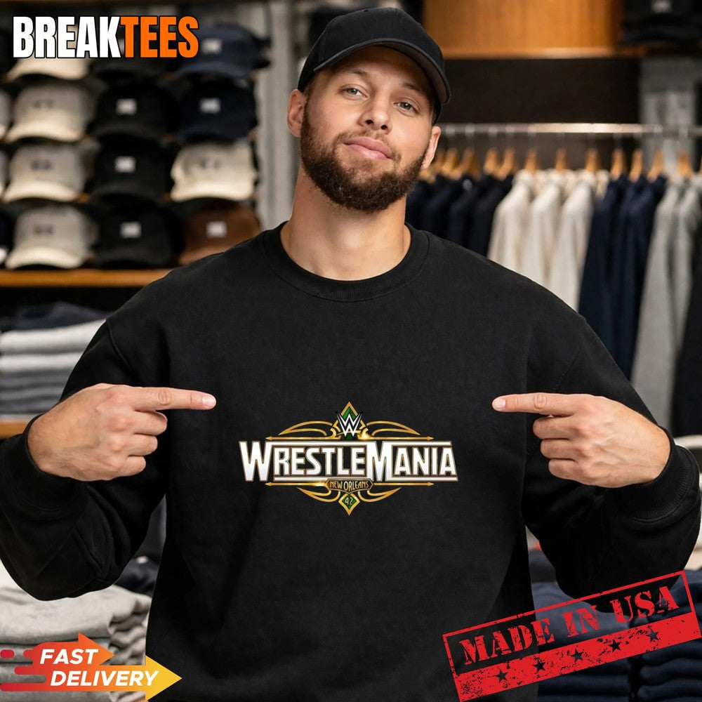Wrestle Mania 42 New Orleans Logo Concept Shirt
