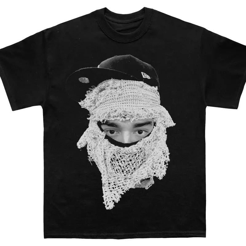 YEAT FACE MASK GRAPHIC T-SHIRT - STREETWEAR Casual Menswear Short Sleeve T-shirt Hoodie, Sweatshirt | PodTeesHub.com