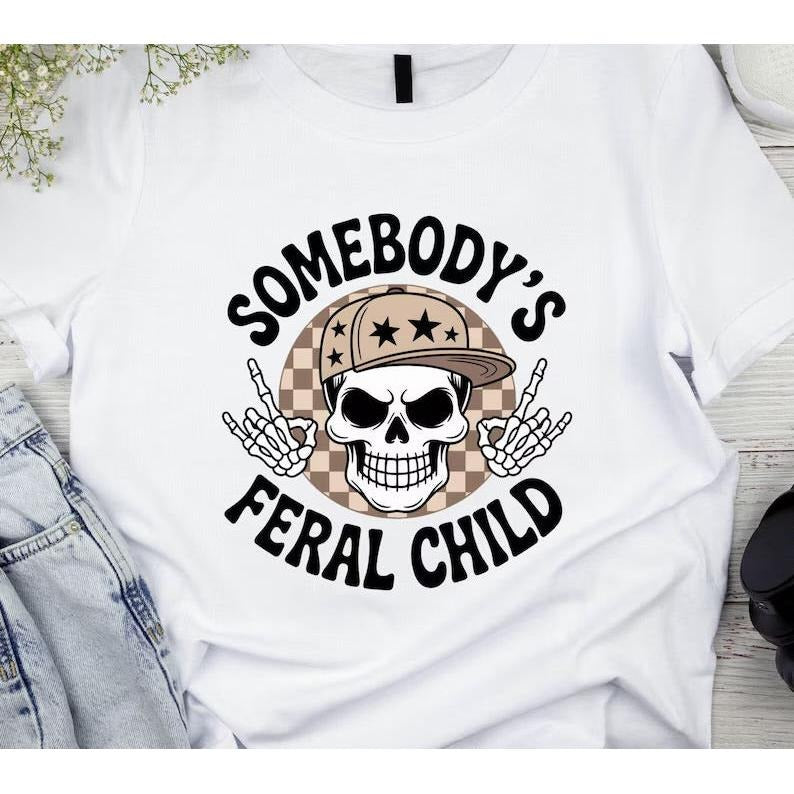 YOUTH Feral Child Graphic Tee Hoodie, Sweatshirt | PodTeesHub.com