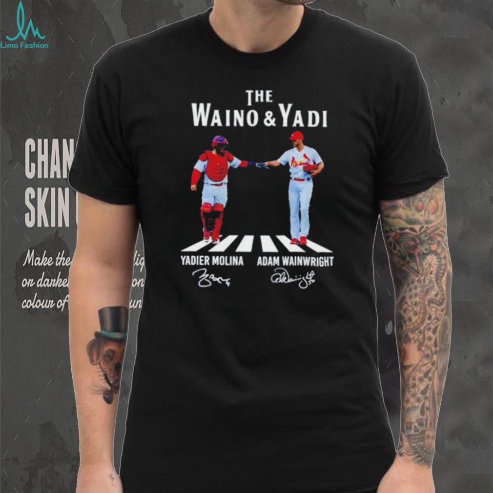 Yadier Molina and Adam Wainwright St Louis Cardinals The Waino & Yadi Signature shirt