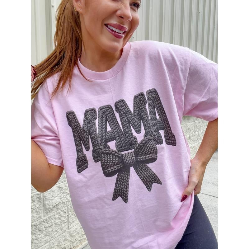 Yarn Bow Mama Graphic TEE Hoodie, Sweatshirt | PodTeesHub.com
