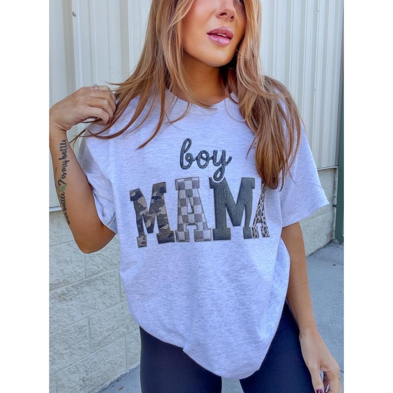 Yarn Boy Mama Graphic Top T-Shirts, Hoodie, Sweatshirt | PodTeesHub.com