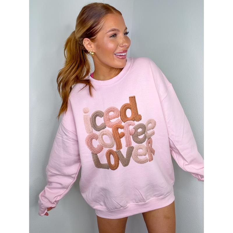 Yarn Iced Coffee Graphic Top T-Shirts, Hoodie, Sweatshirt | PodTeesHub.com