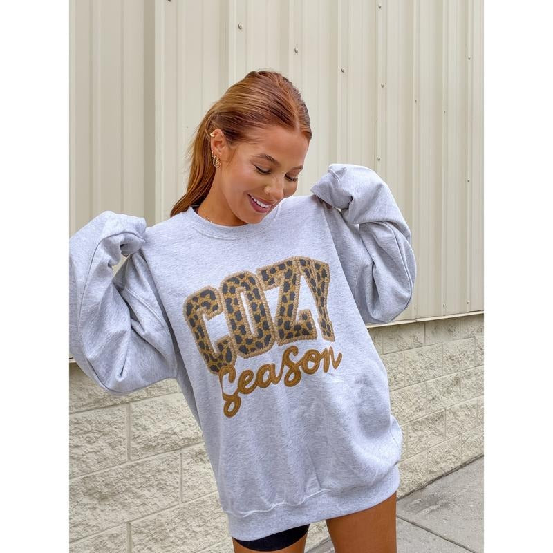 Yarn Leopard Cozy Graphic Top T-Shirts, Hoodie, Sweatshirt | PodTeesHub.com