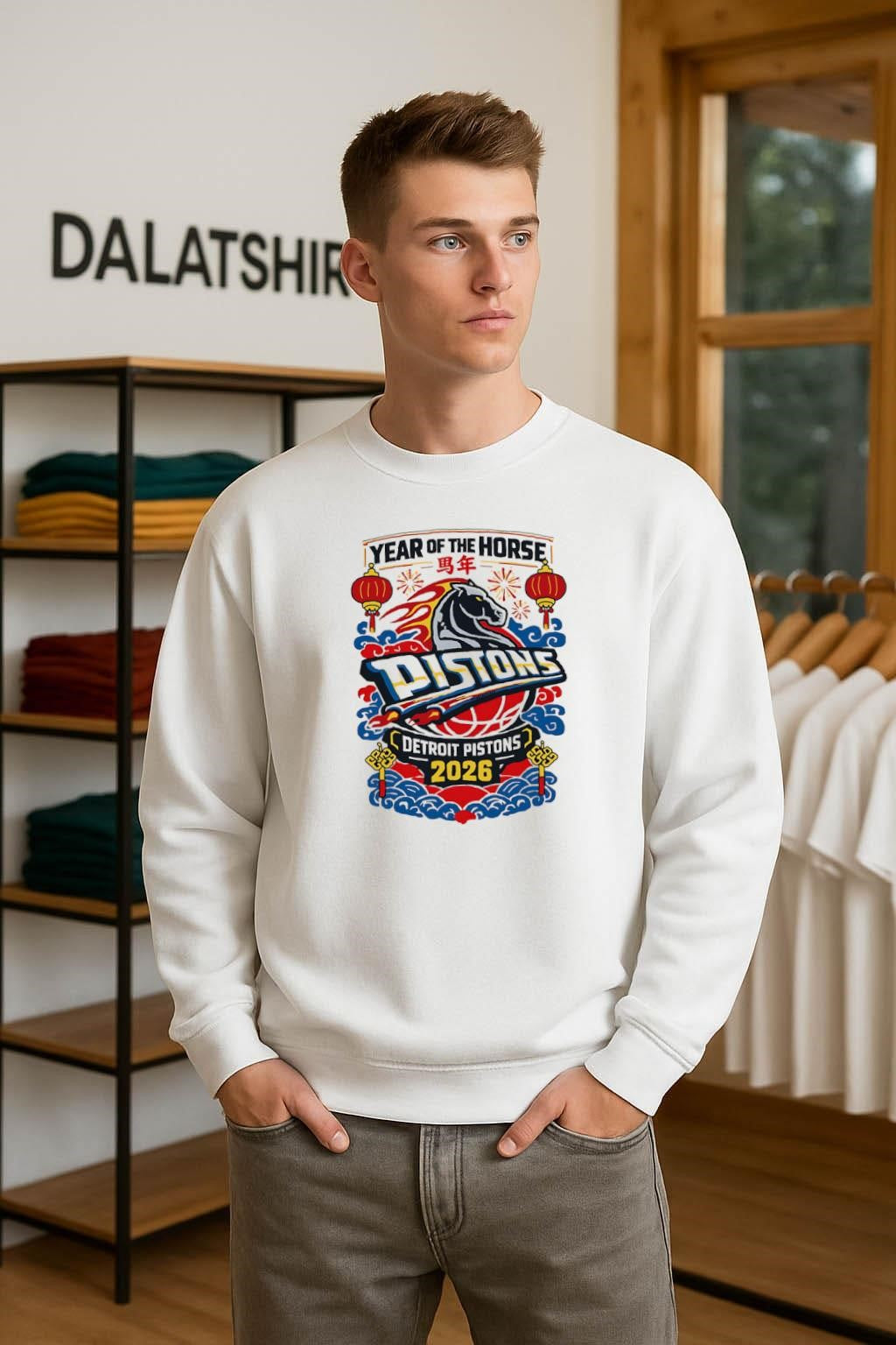 Year Of The Horse Nba Detroit Pistons 2026 shirt