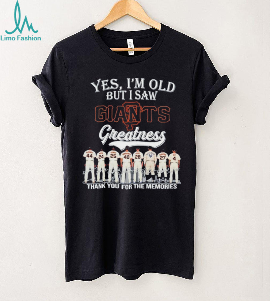 Yes I’m Old but I Saw Giants Greatness Signature shirt