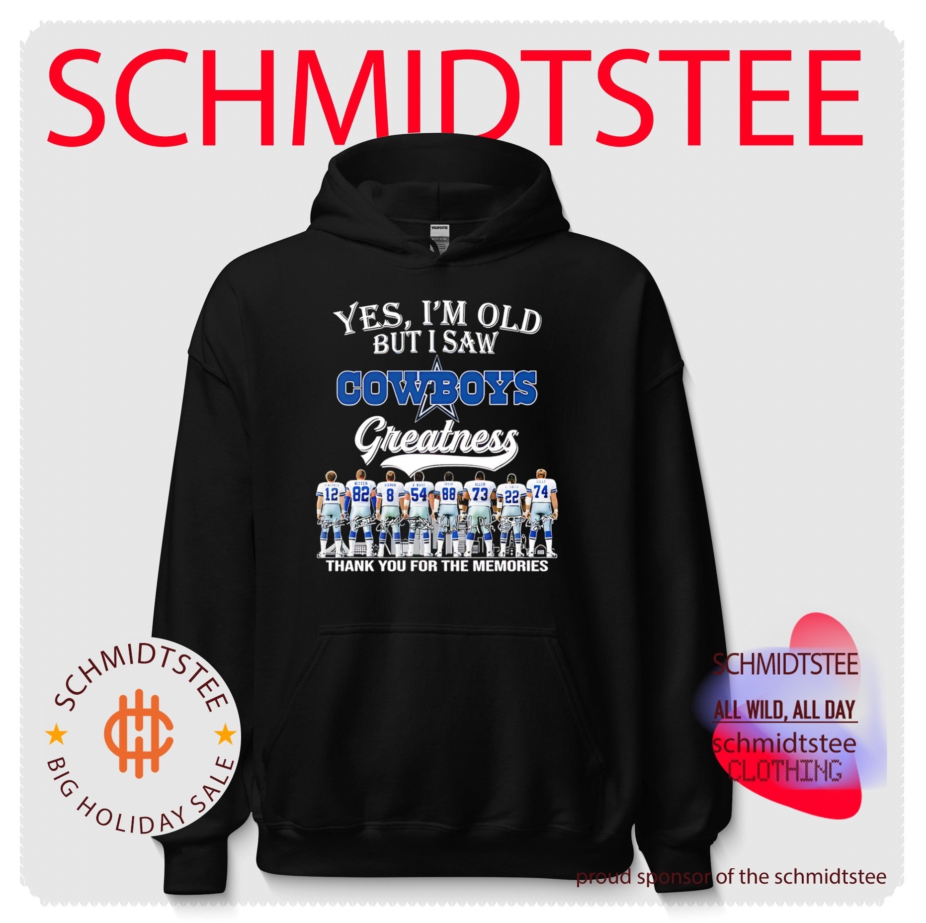 Yes I’m old but I saw Dallas Cowboys greatness thank you for memories shirt