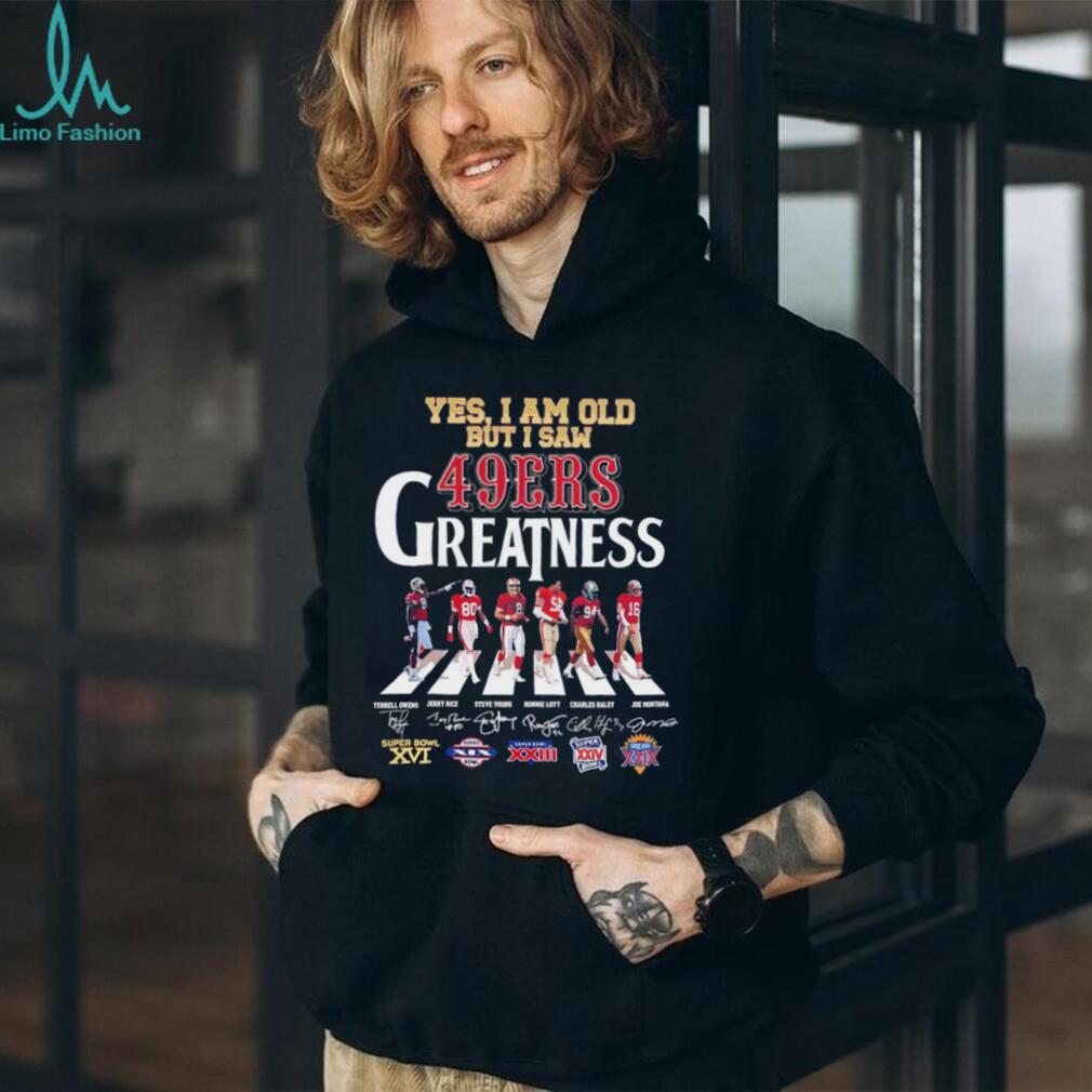 Yes I’m old but I saw San Francisco 49ers greatness Abbey Road signature shirt