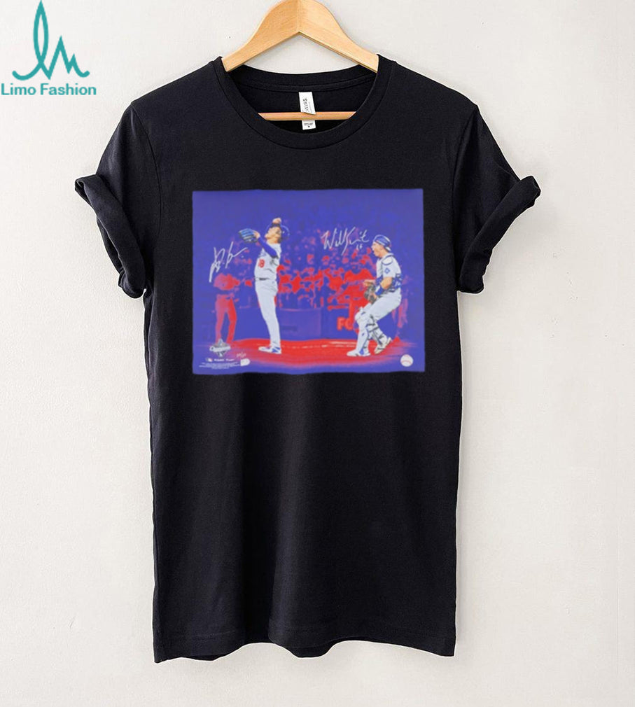 Yoshinobu Yamamoto and Will Smith LA Dodgers 2024 World Series Champions Signature shirt