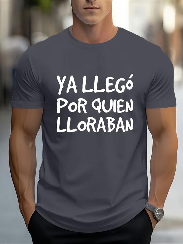 You Came for Who Letter Print T-Shirt, Short Sleeve Casual Fitted Top, Summer Fashion Trendy Tee for Men & Women Hoodie,...