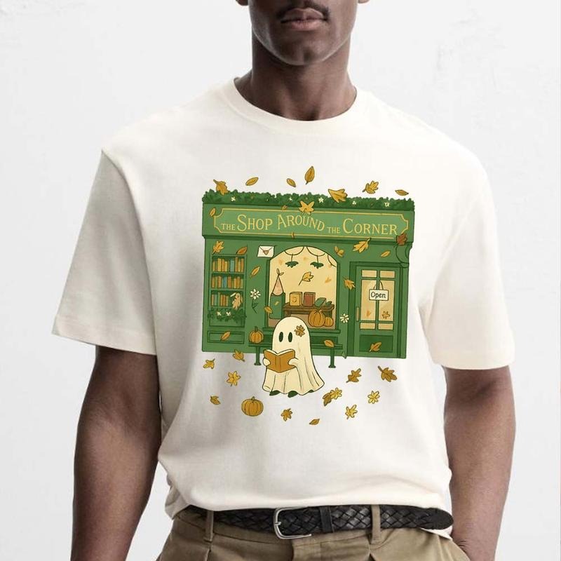 You've Got Mail Shop Around The Corner Boo Halloween T-shirt, New York City Love Story Sweatshirt, Bookstore Romance...