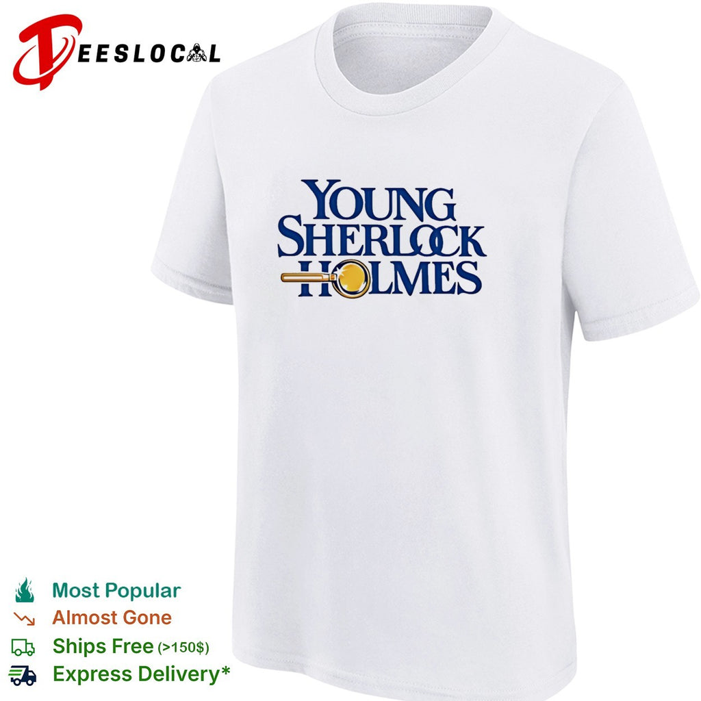 Young Sherlock Holmes movie logo shirt