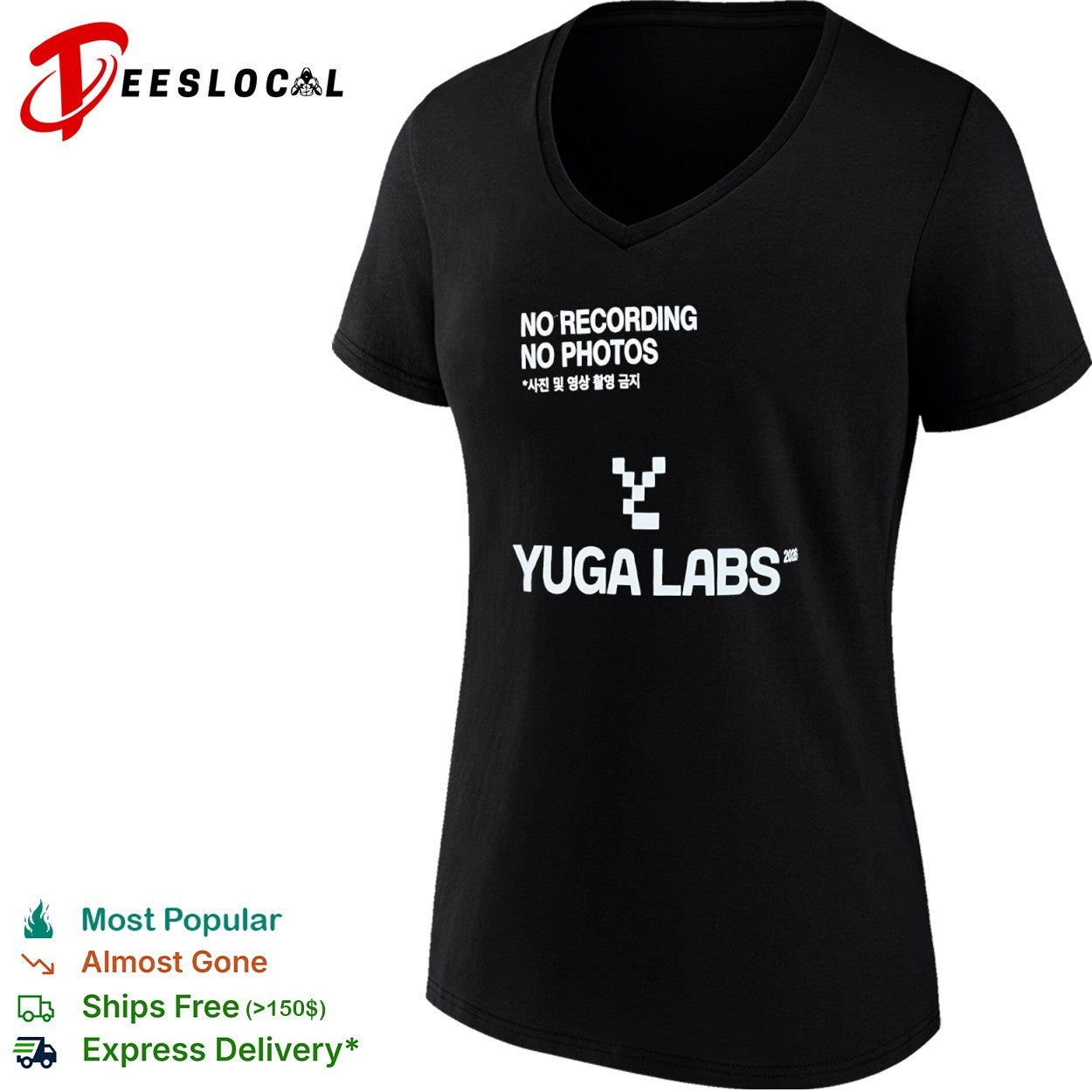 Yuga Labs 2026 no recording no photos shirt