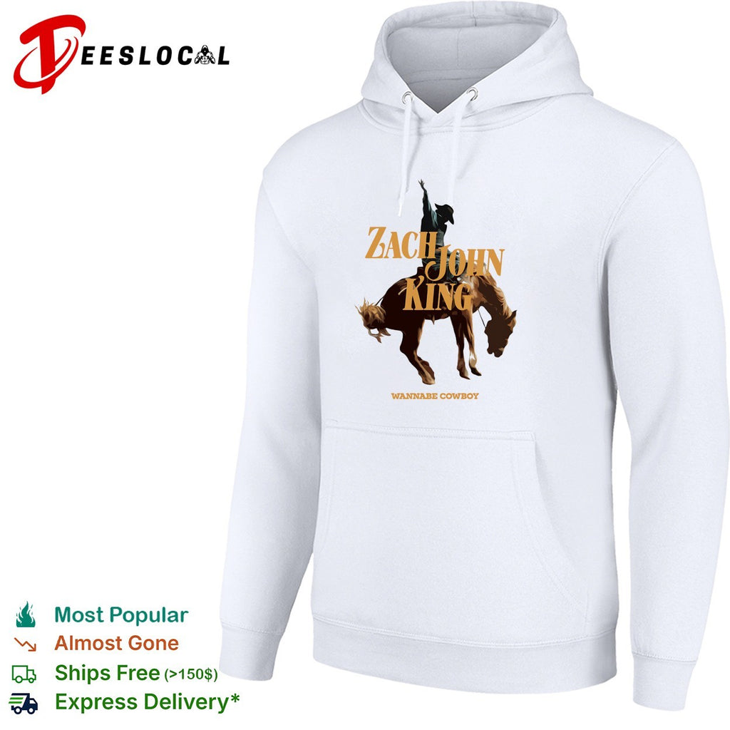 Zach John King wannabe cowboy bronco riding horse shirt