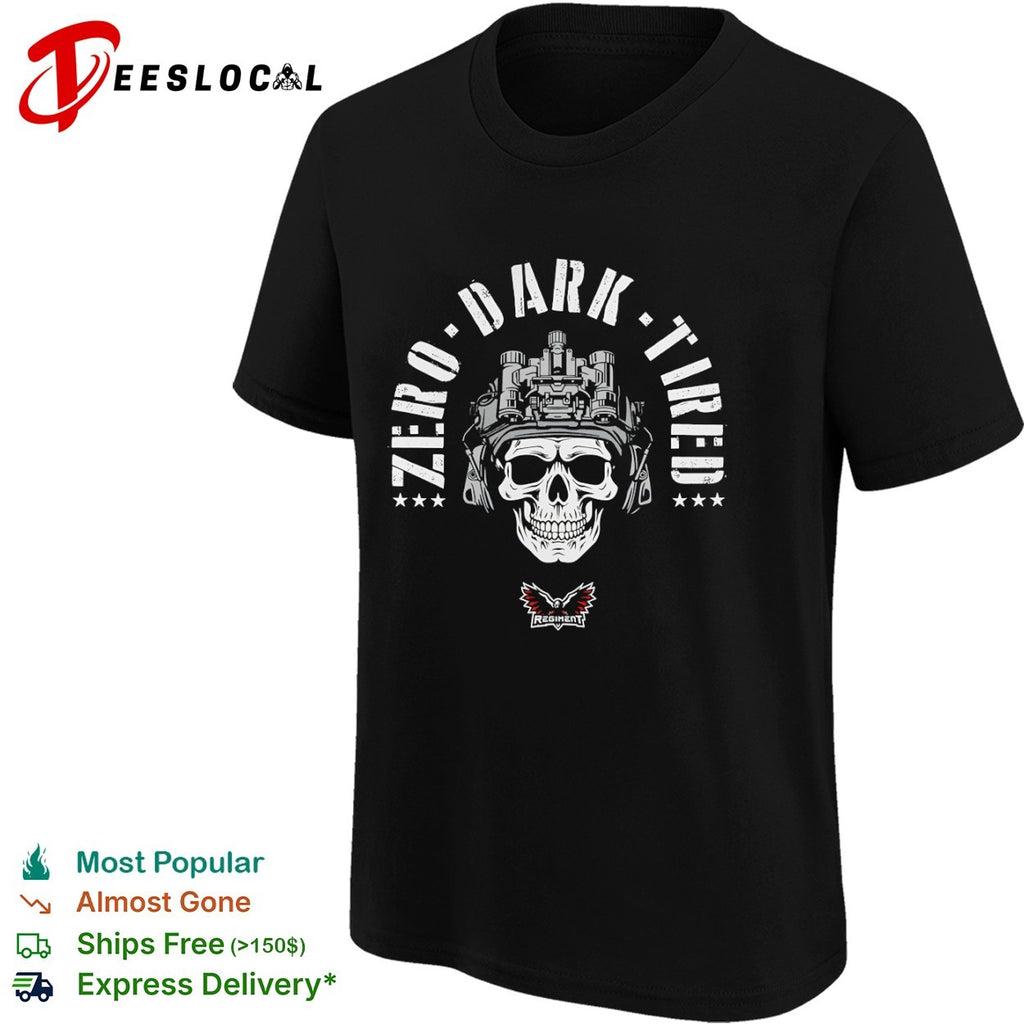Zero Dark Tired skull shirt