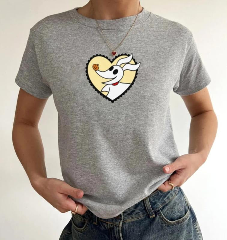 Zero Ghost Dog Baby Tee, Nightmare Before Christmas Baby Tee, Jack Sally Zero Baby Tee, Halloween Tee Shirt Hoodie,...
