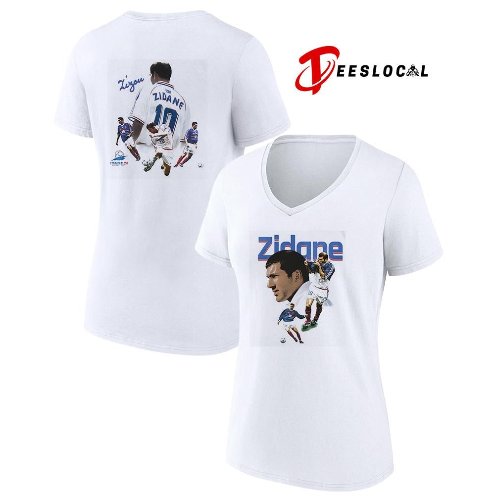 Zidane France World Cup 98 graphic shirt