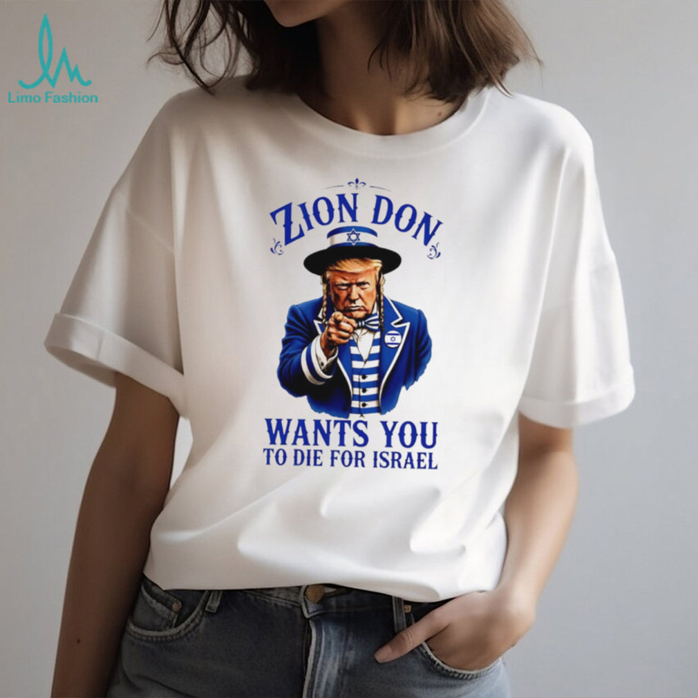 Zion Don Political Satire President Trump Israel Commentary T Shirt
