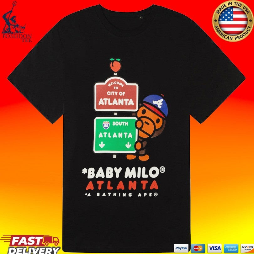 A Ma Maniere Baby Milo Atlanta Bape City T-shirt