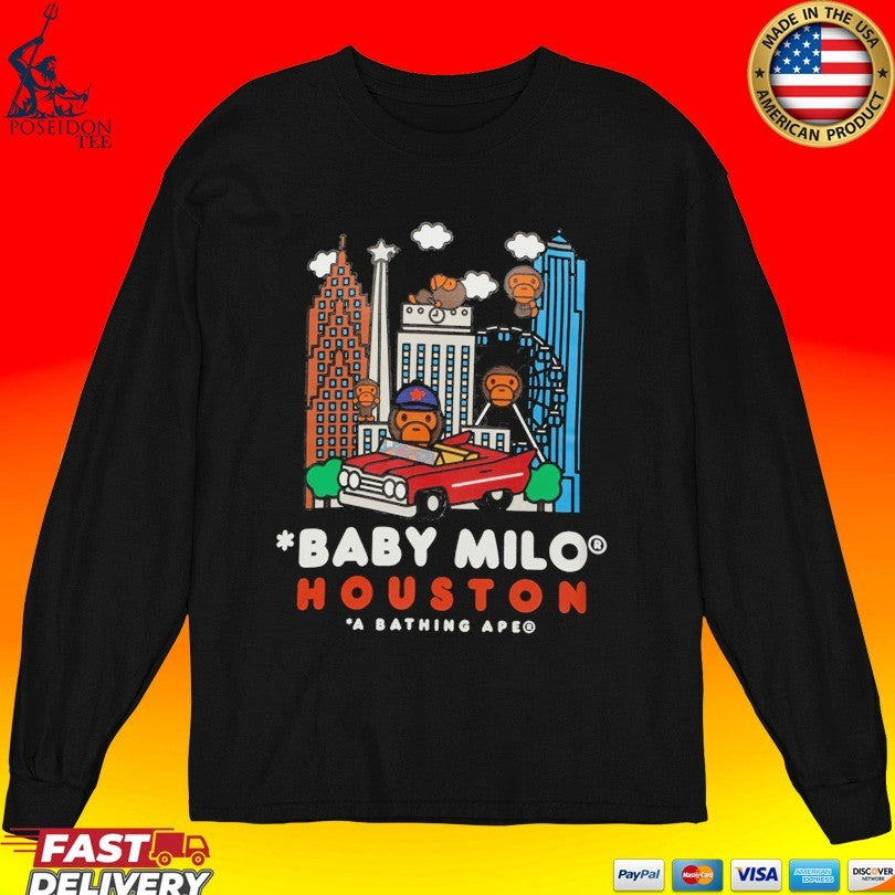 A Ma Maniere Baby Milo Houston A Bathing Ape City T-shirt