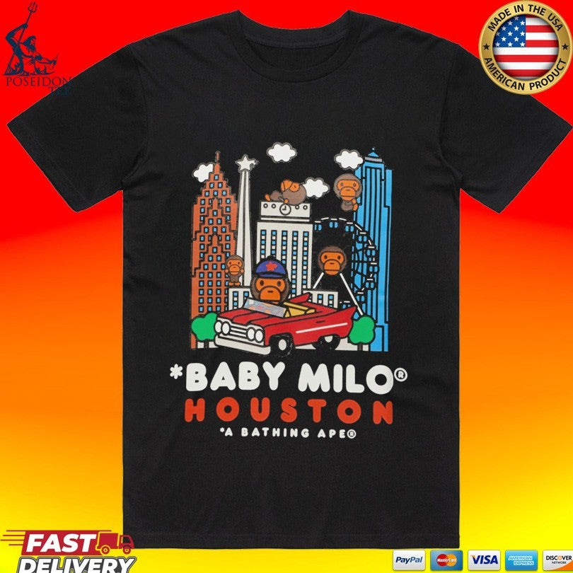 A Ma Maniere Baby Milo Houston A Bathing Ape City T-shirt