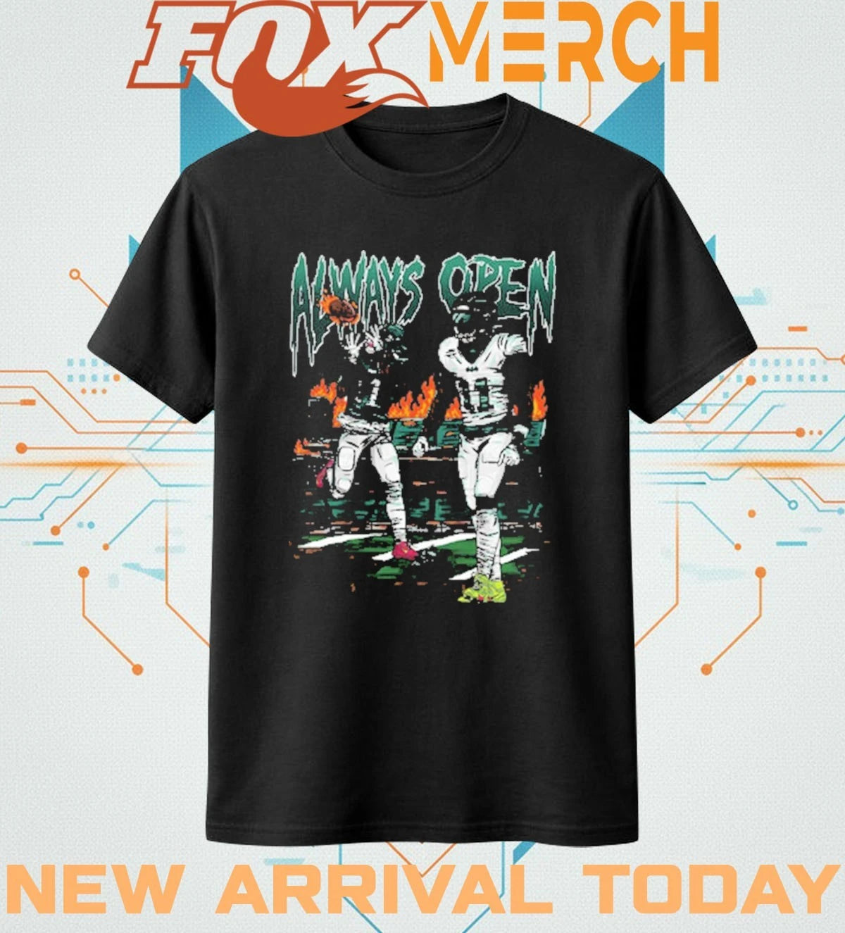 A.j Brown always open v2 t-shirt
