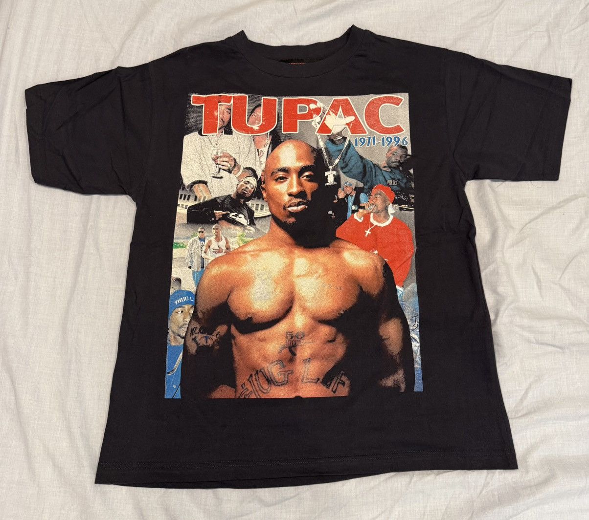 Morwood Marino Morwood Tupac 2pac T Shirt Size Large Hoodie, Sweatshirt | PodTeesHub.com