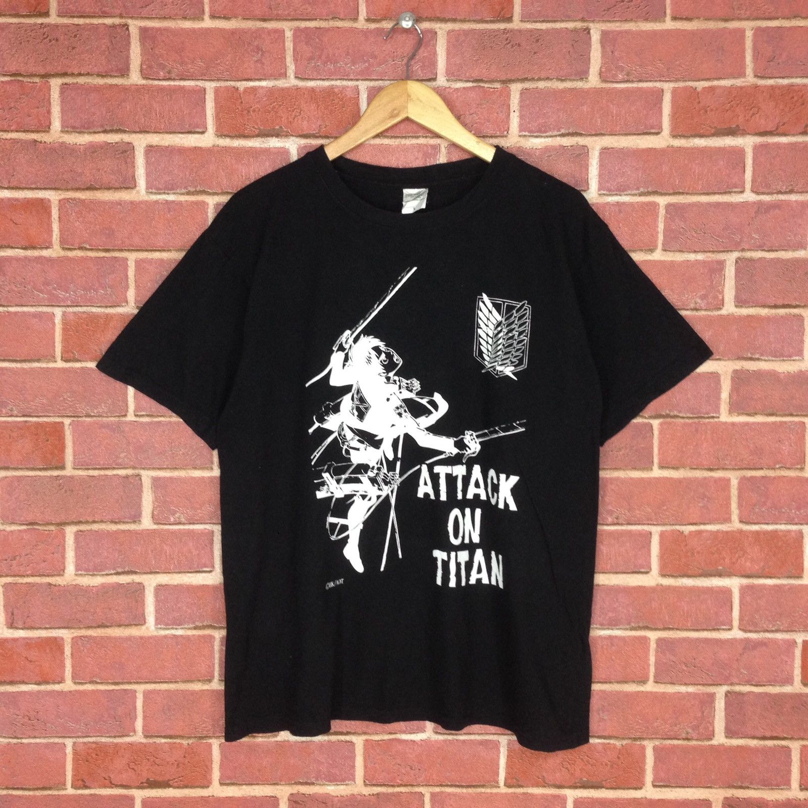 Vintage Cartoon Movie Attack On Titan T Shirt Anime Hoodie, Sweatshirt | PodTeesHub.com