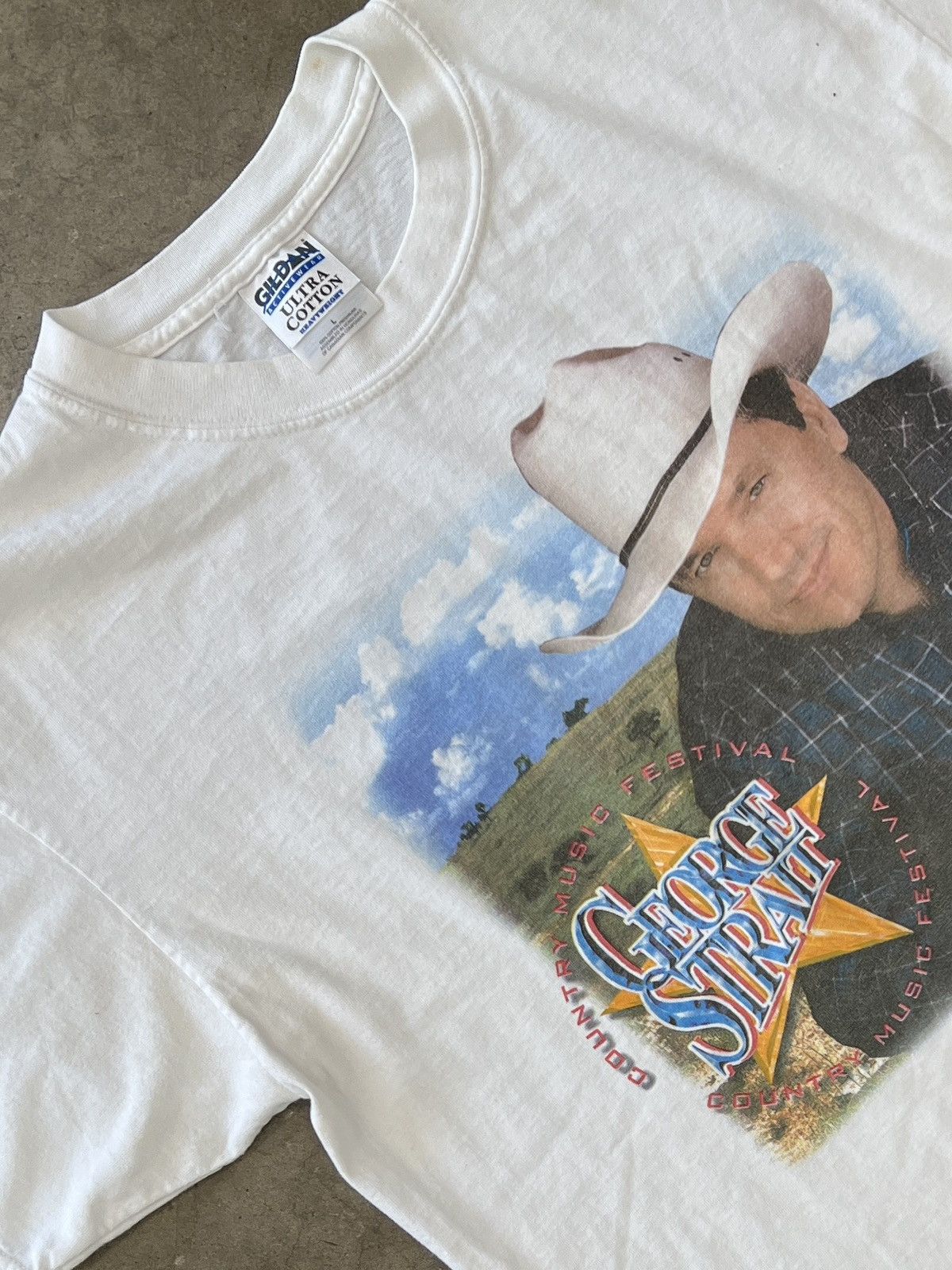 Band Vintage 1999 George Straight Music Country Concert Large T-Shirts, Hoodie, Sweatshirt