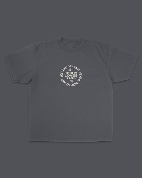 "Love Doesn't Stop" Tee || Charcoal Hoodie, Sweatshirt | PodTeesHub.com